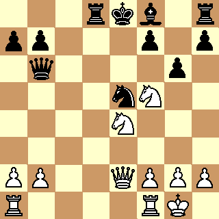 3rkb1r/pp3p1p/1q4p1/4nN2/4N3/8/PP2QPPP/R4RK1