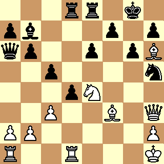 3rr1k1/pb3p1p/qp2p1pB/2p4n/3pN3/2P2B1Q/PP5P/R2R3K