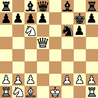 r1bq1b1r/pppp2kp/2N2np1/3Q4/8/8/PPP2PPP/RNB1K2R