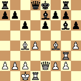 r2qk1r1/pp2bpp1/2p1p1bp/8/2BP1B1P/6R1/PPP1QPP1/2KR4